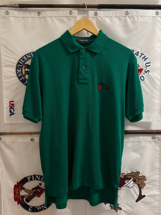 1990s Vintage Taylormade Classic Logo Polo Green