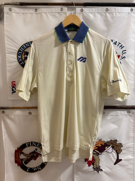 1990s Vintage Mizuno Pro Irons Logo Polo Shirt