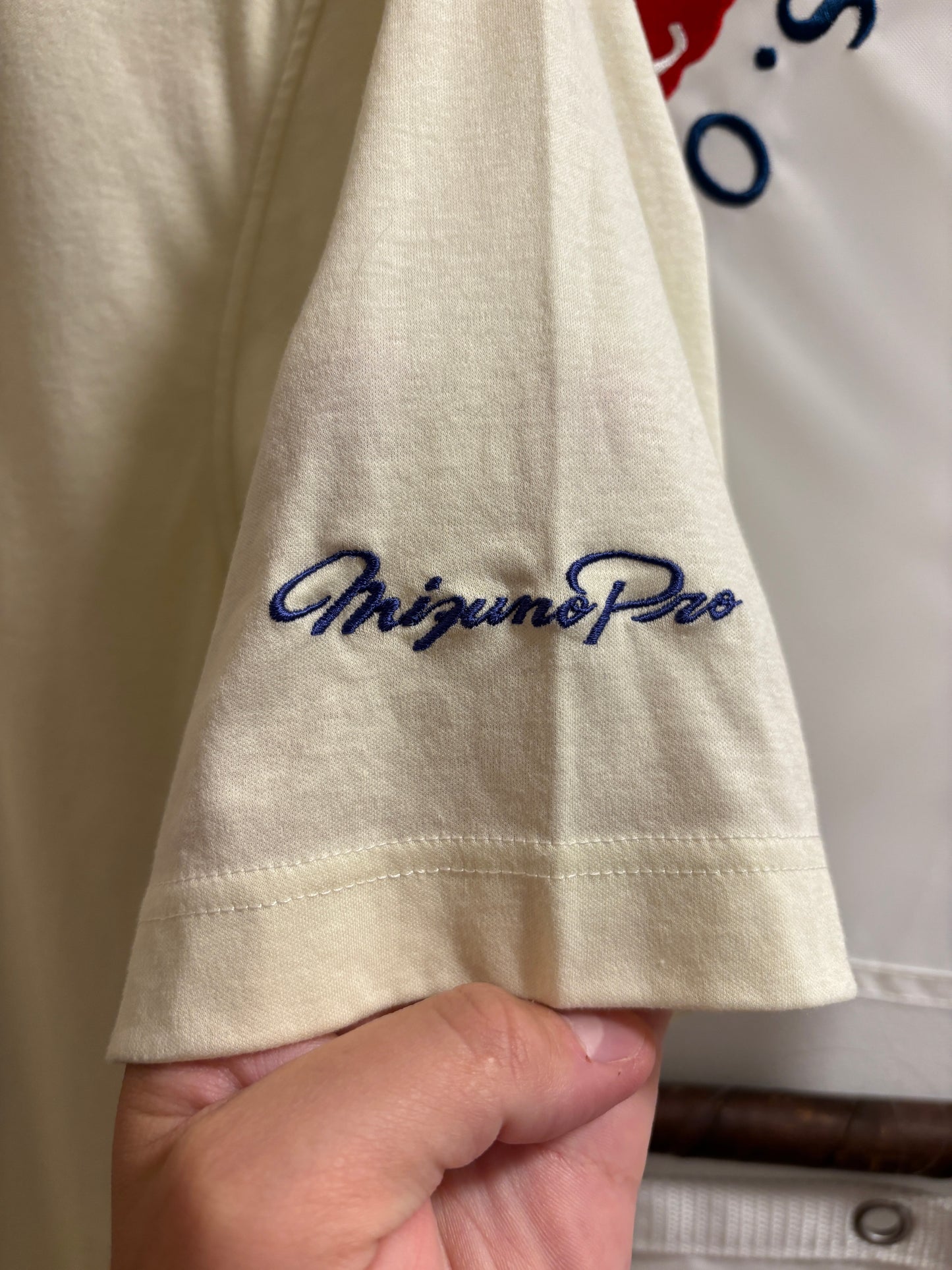 1990s Vintage Mizuno Pro Irons Logo Polo Shirt