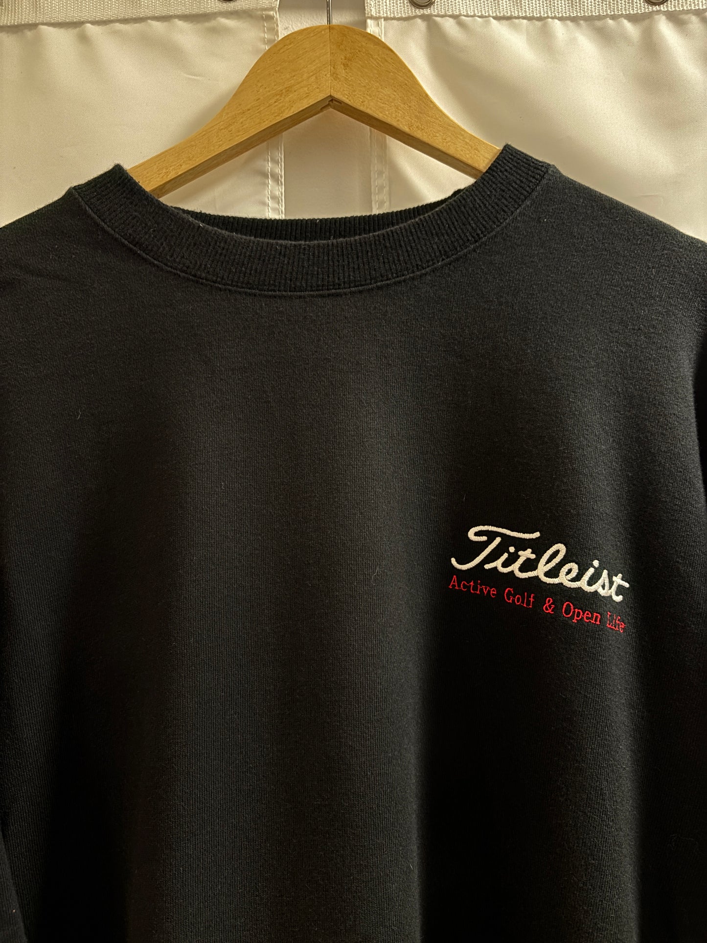 1990s Vintage Titleist Active Golf & Open Life Crewneck Sweater