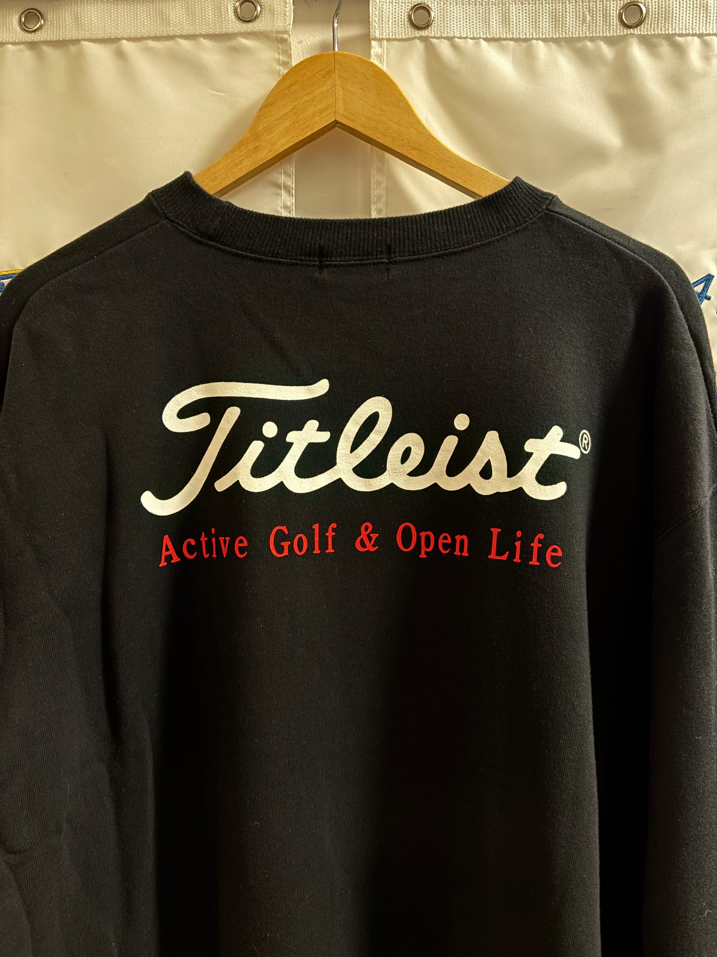 1990s Vintage Titleist Active Golf & Open Life Crewneck Sweater