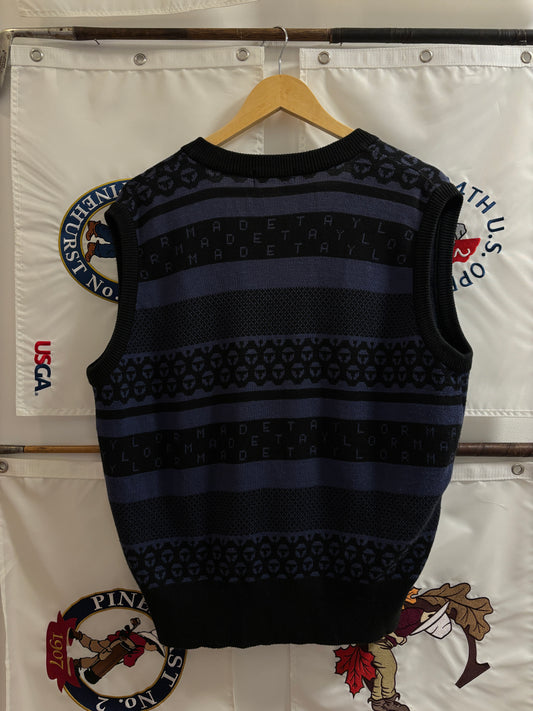 1990s Vintage Taylormade Classic Logo Knitted Sweater Vest