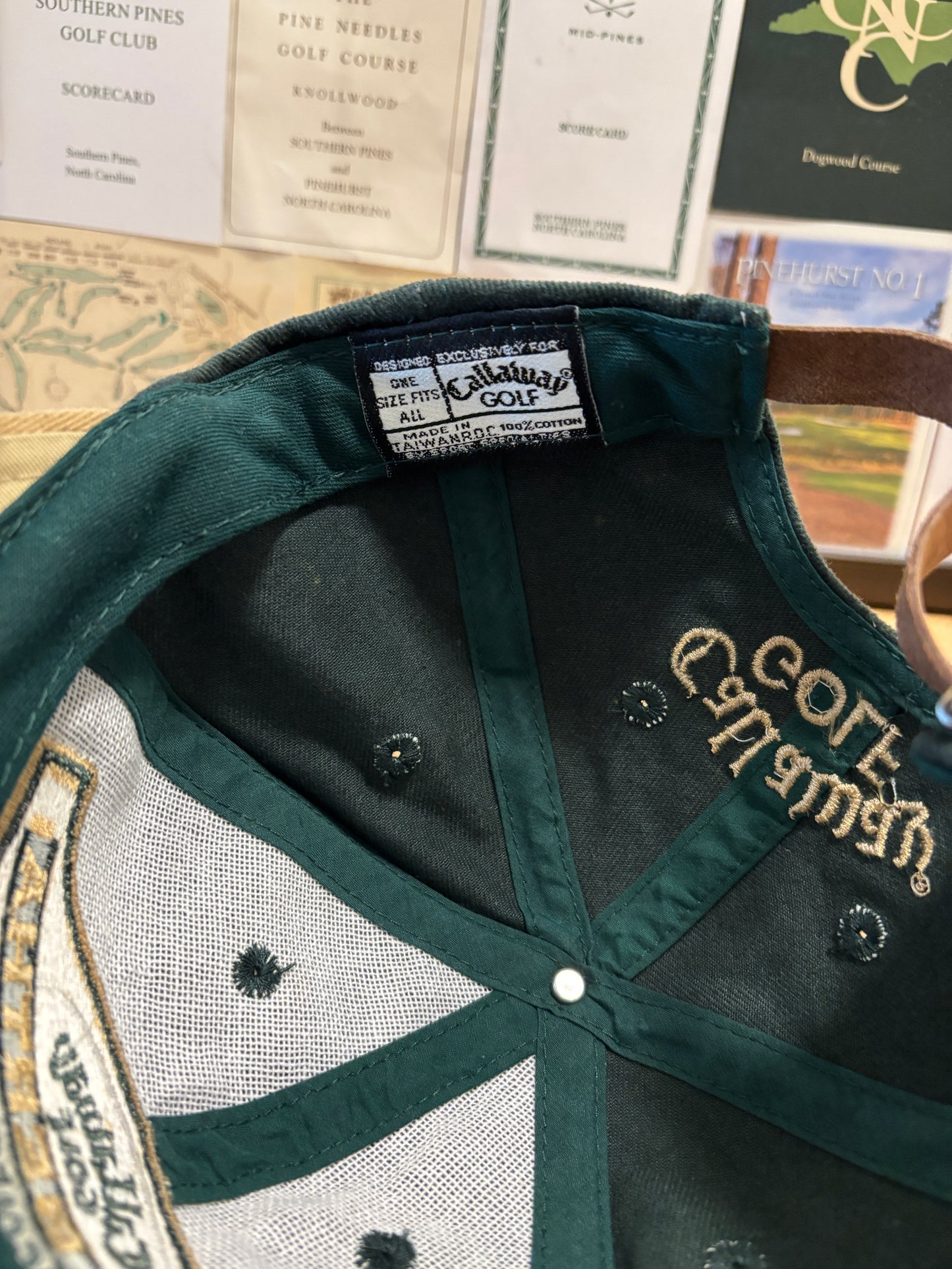 1990s Vintage Callaway Big Bertha Golf Clubs Hat