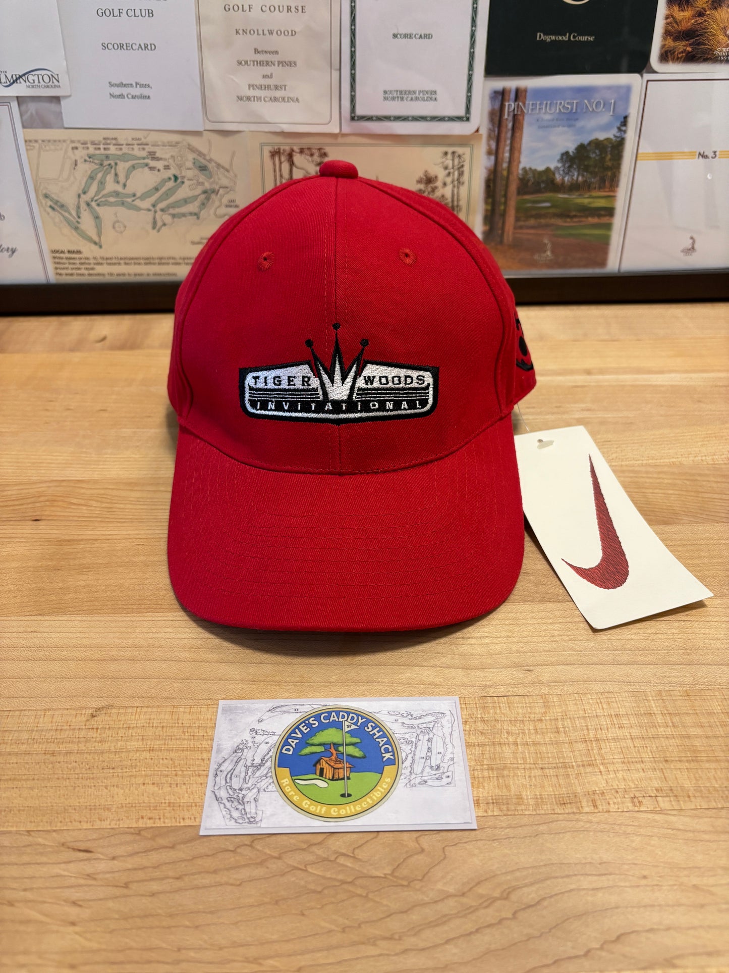 1990s Vintage Nike Tiger Woods Invitational Hat