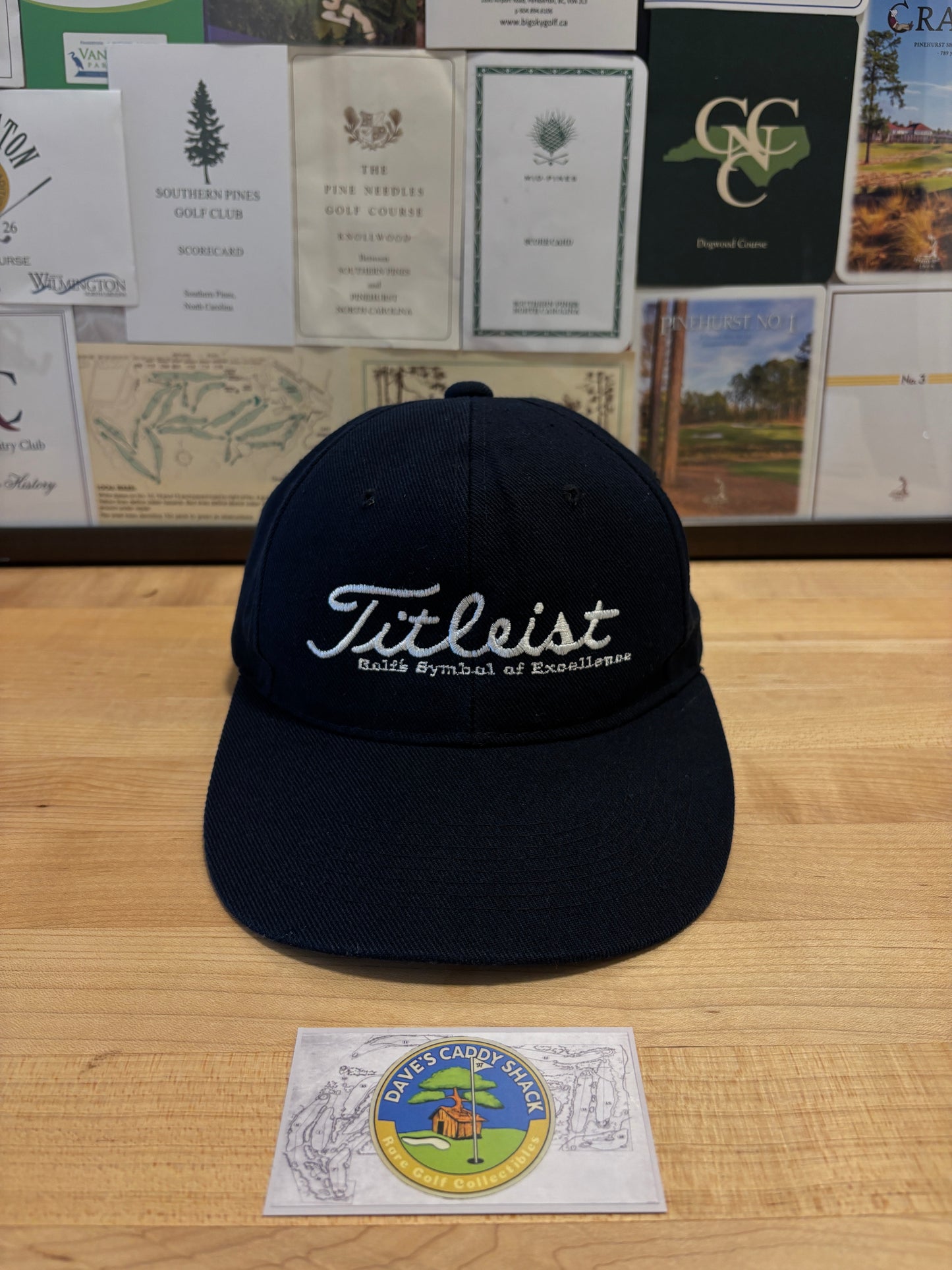 1990s Vintage Titleist Golf Symbol of Excellence Hat