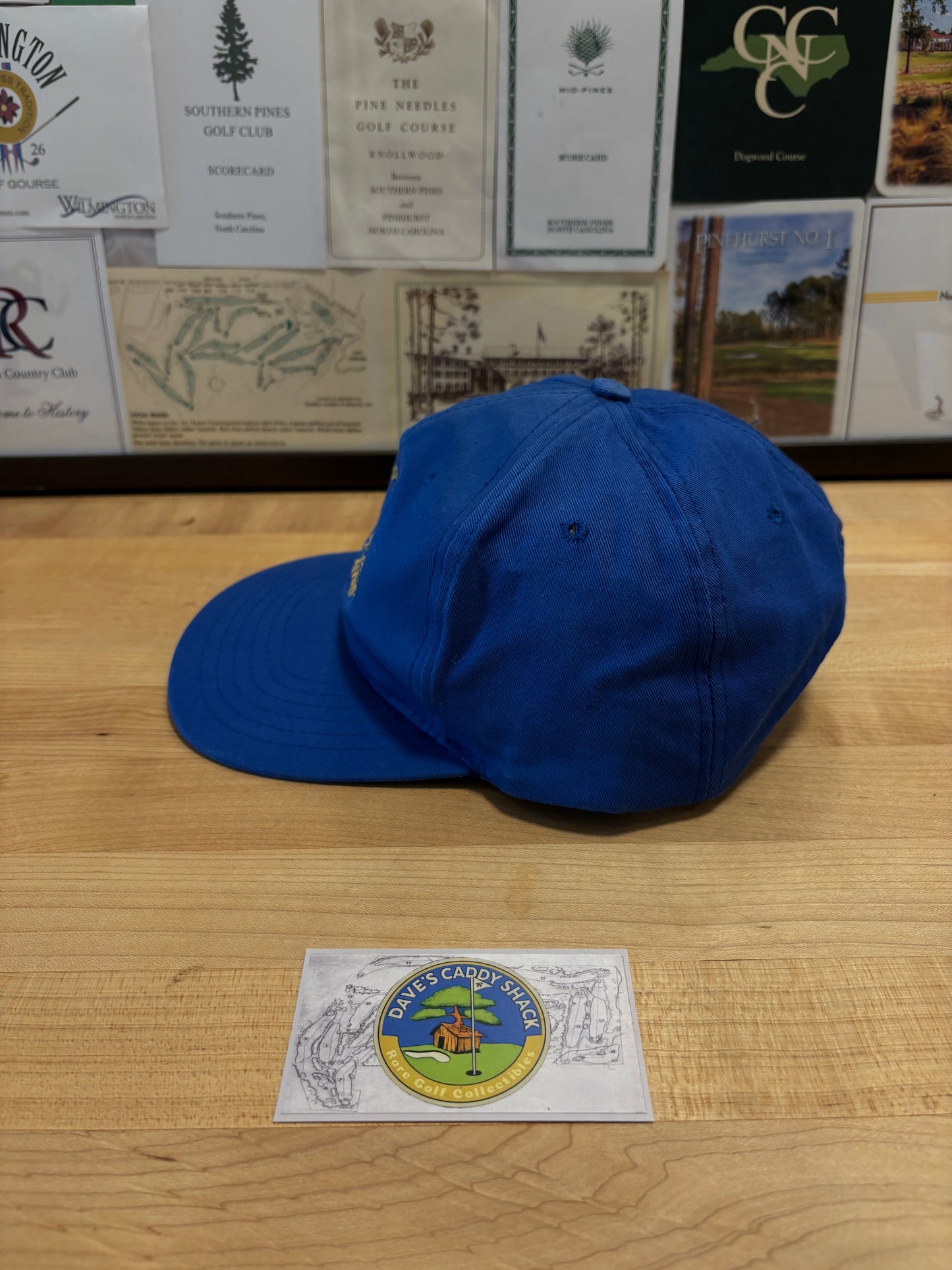 1990s Vintage Old Course St. Andrews Scotland Hat Blue