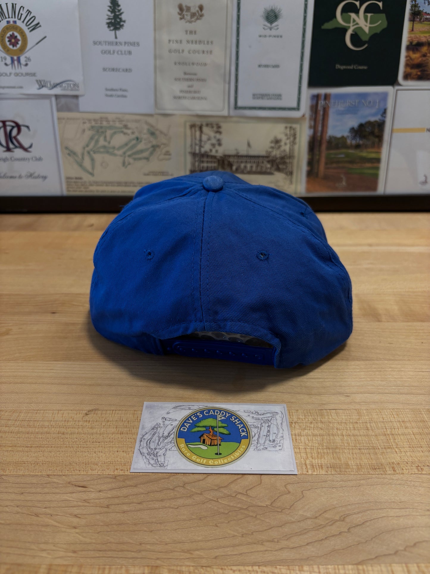 1990s Vintage Old Course St. Andrews Scotland Hat Blue