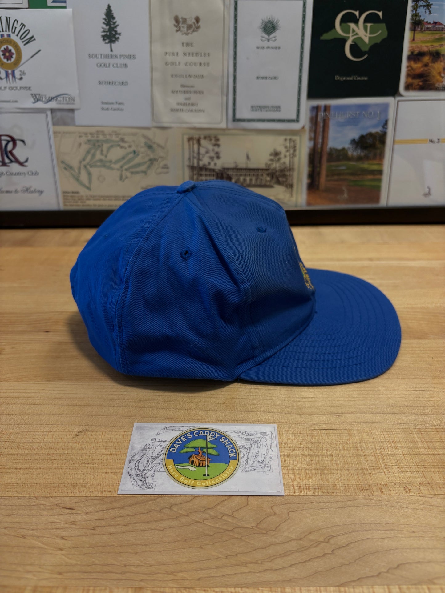 1990s Vintage Old Course St. Andrews Scotland Hat Blue