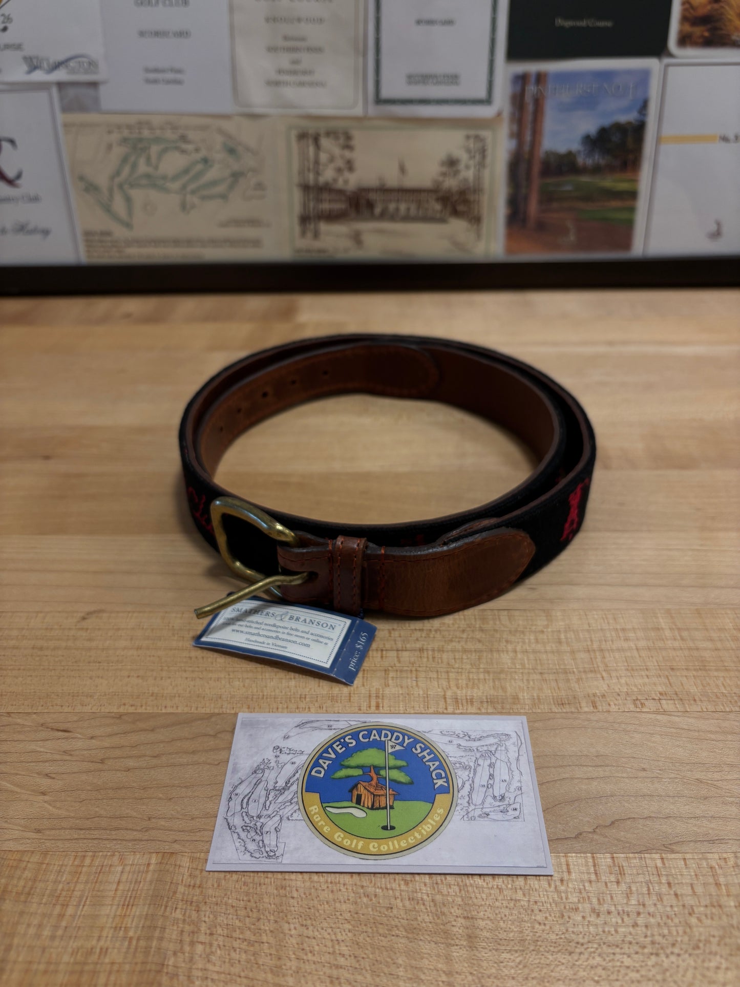 2020s Smathers & Branson Chicago Golf Club Needle Point Belt