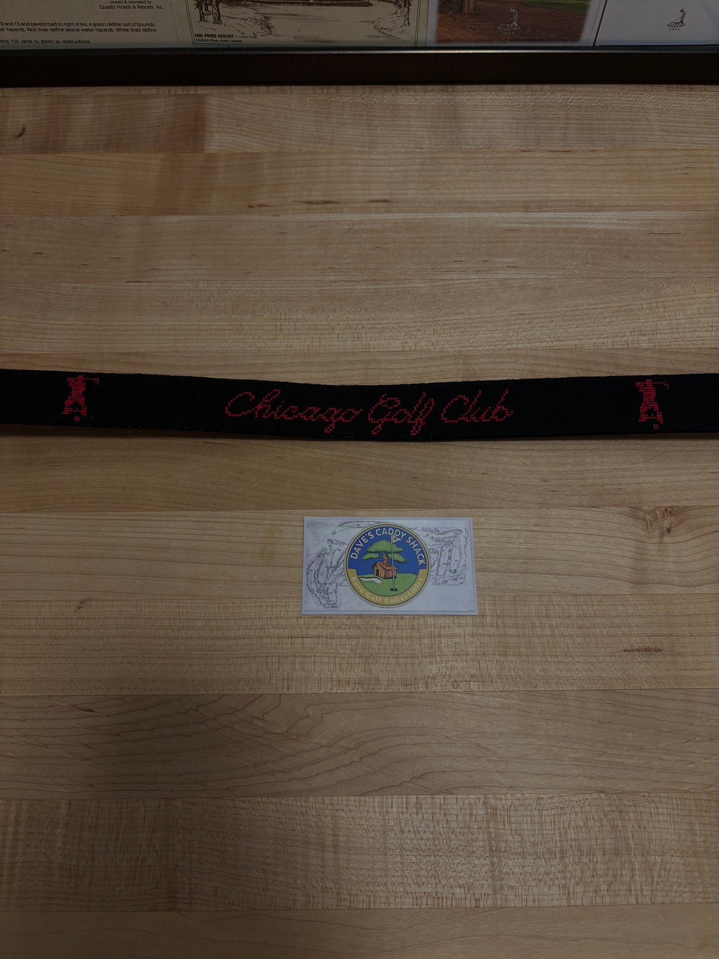 2020s Smathers & Branson Chicago Golf Club Needle Point Belt