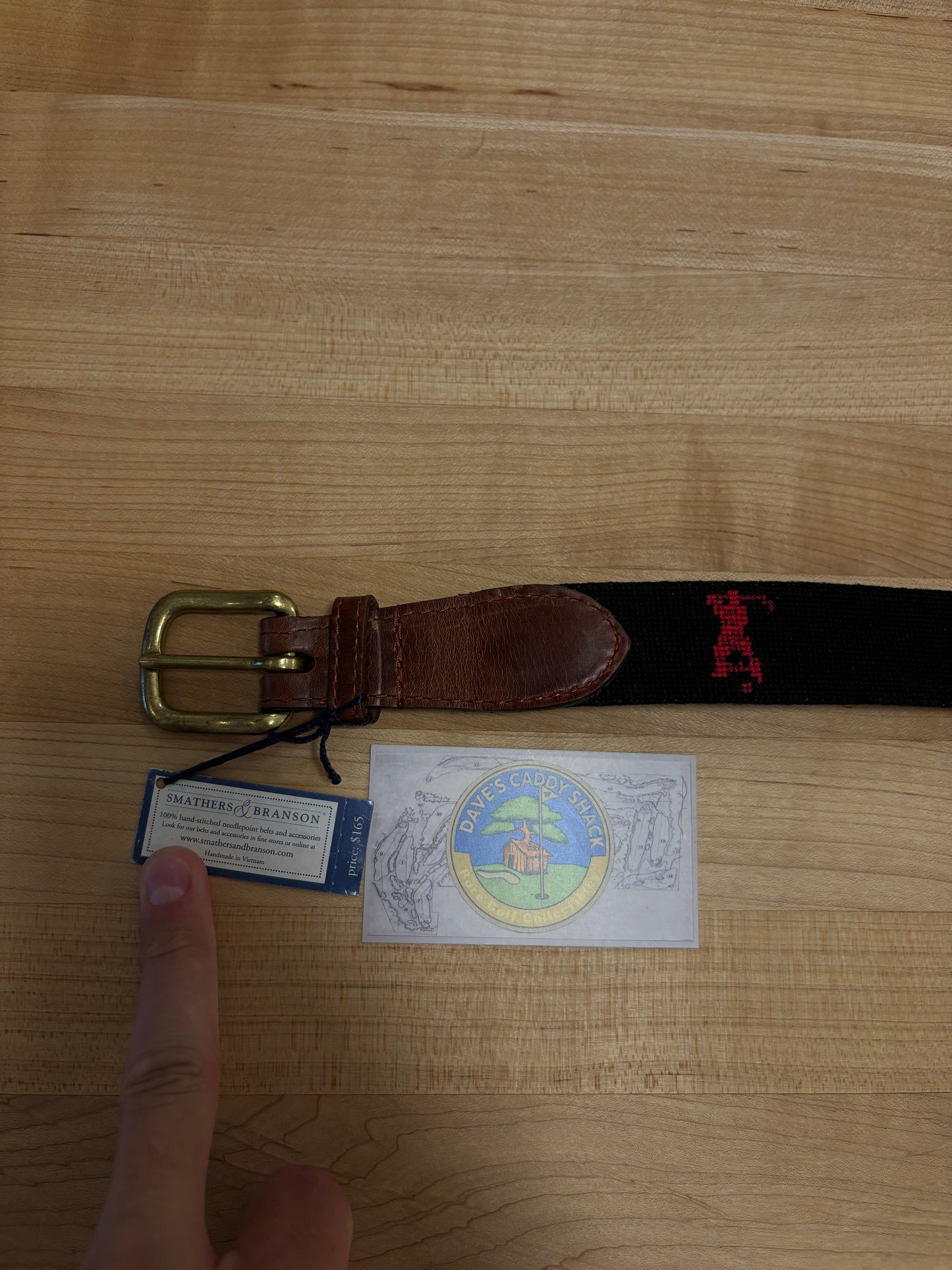 2020s Smathers & Branson Chicago Golf Club Needle Point Belt