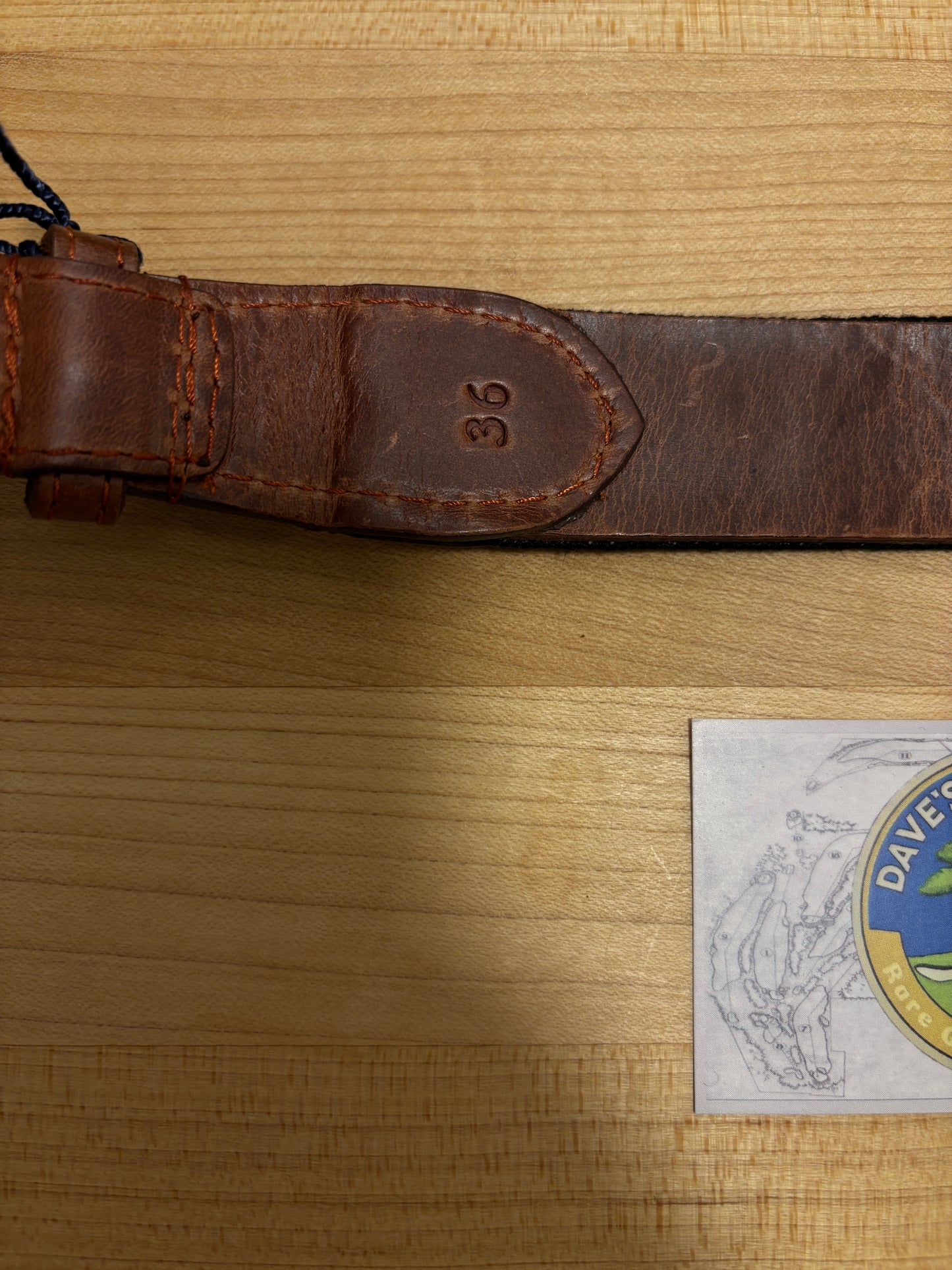 2020s Smathers & Branson Chicago Golf Club Needle Point Belt