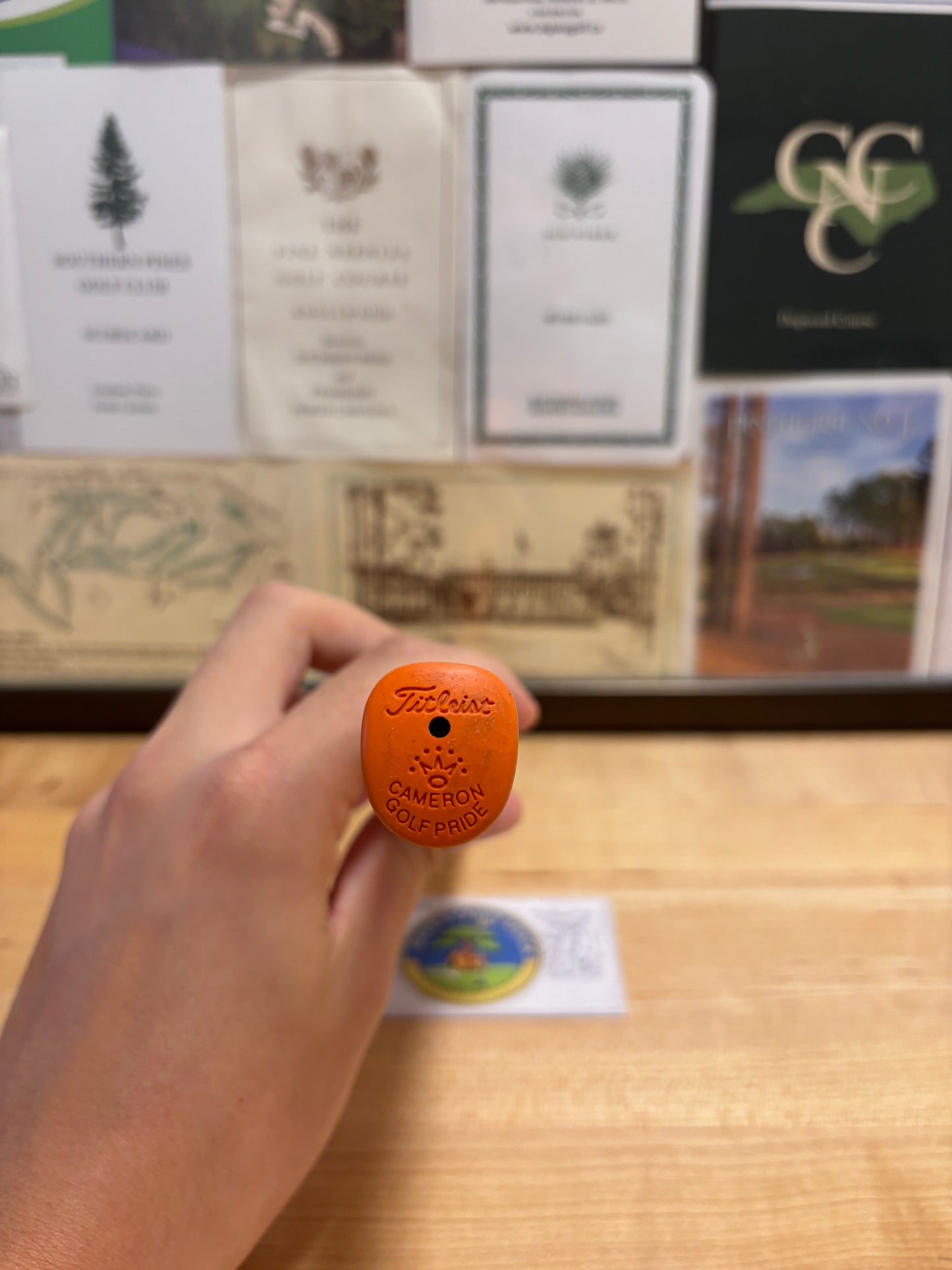 2000s Scotty Cameron Studio Design Grip Orange