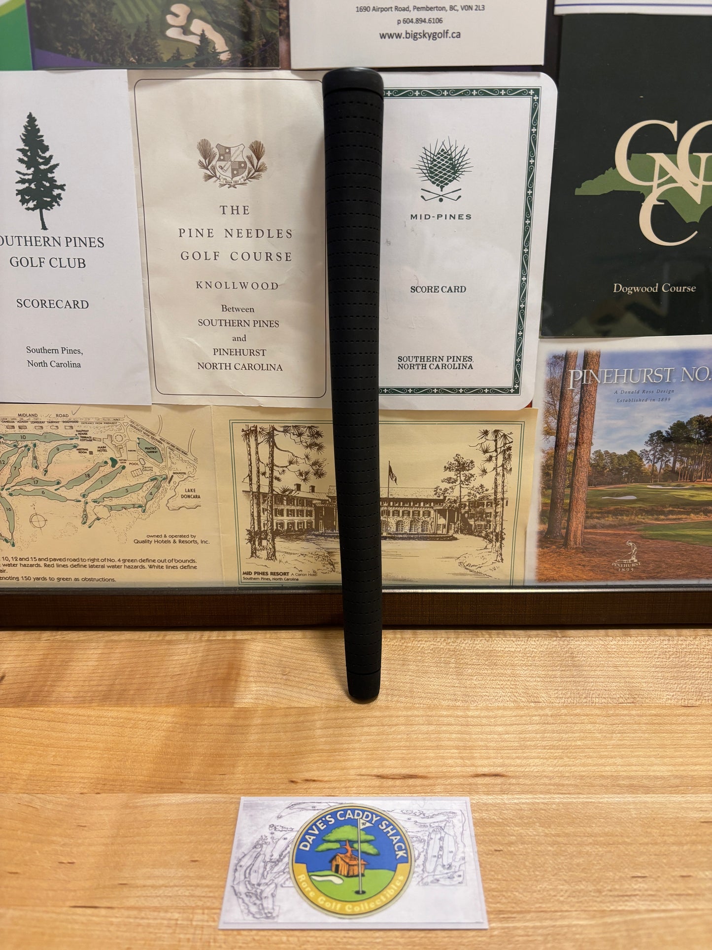 2000s Scotty Cameron Dancing Cameron No Cord Grip Black