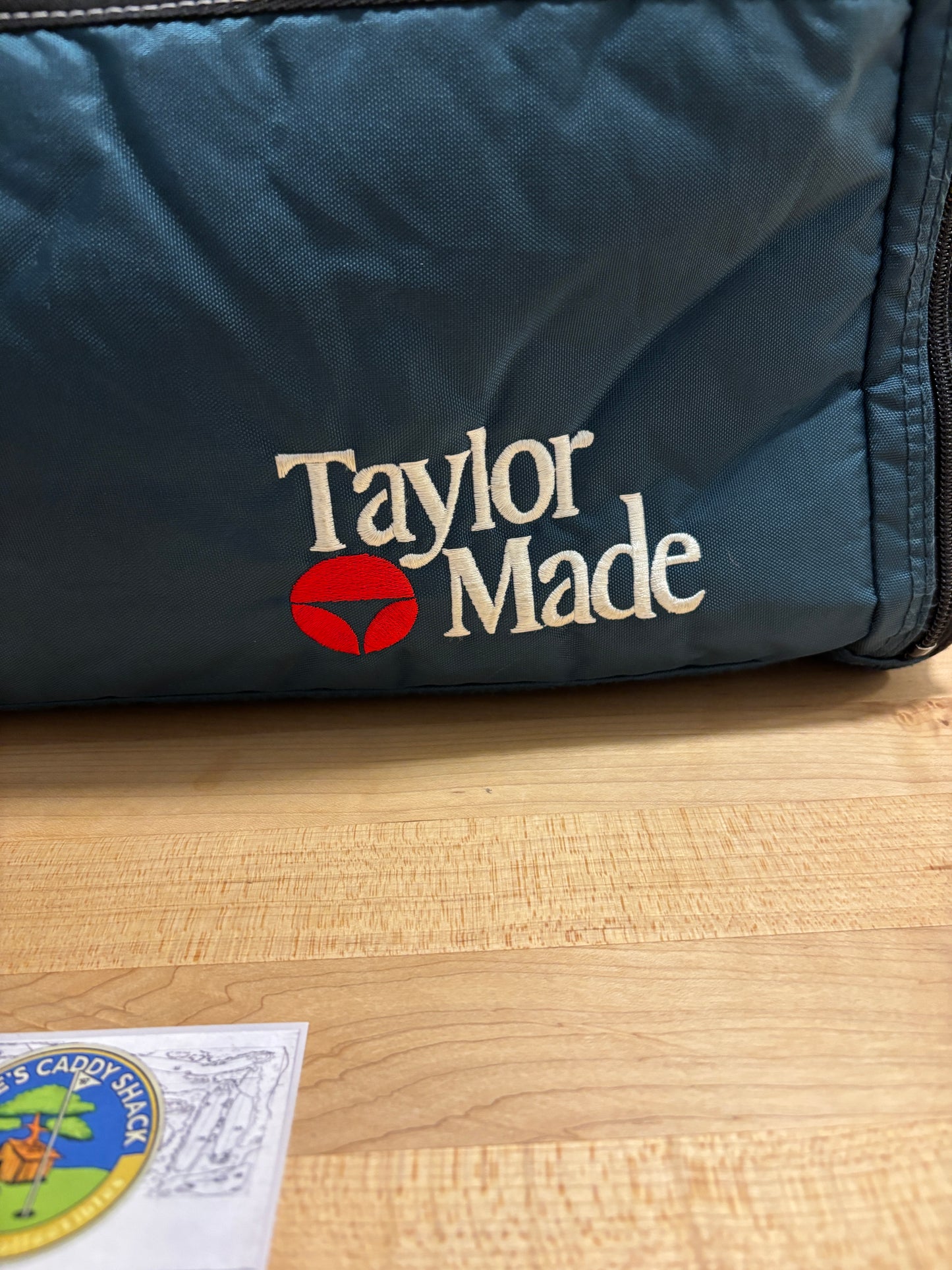 1990s Vintage Taylormade Classic Logo Duffle Bag Navy