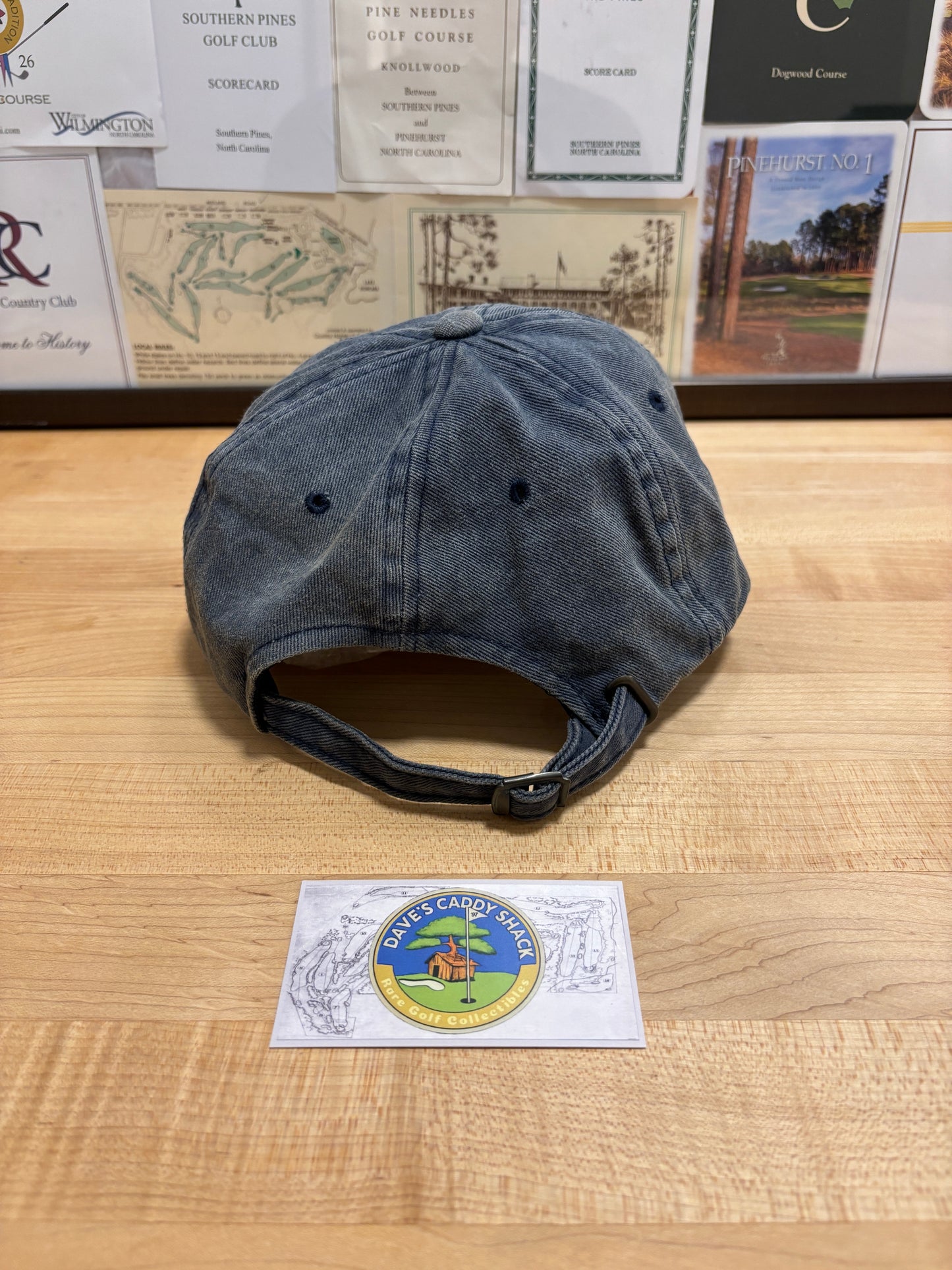 1990s Vintage MAXFLI Script Logo Golf Denim Hat