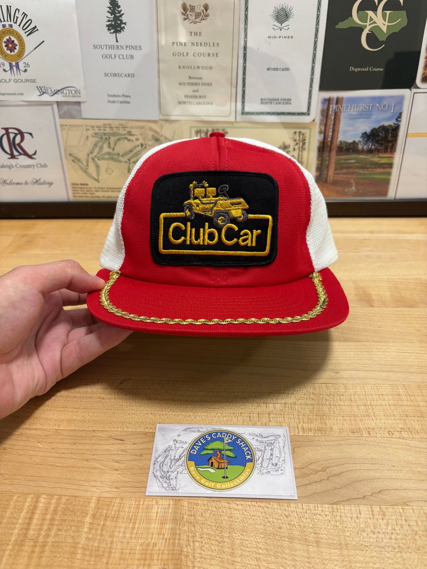 1990s Vintage Club Car Golf Carts Trucker Hat