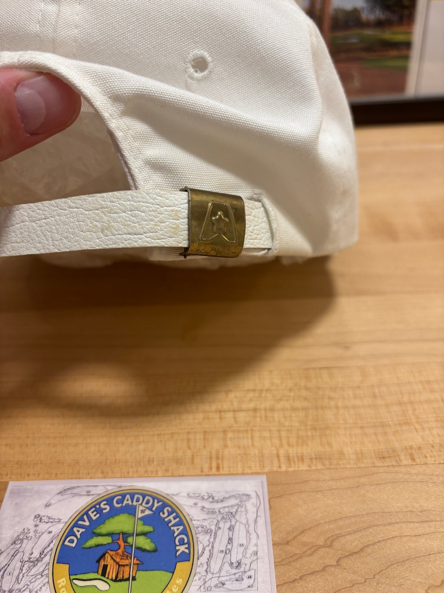 1990s Vintage Rolex Texace Golf Rope Hat White
