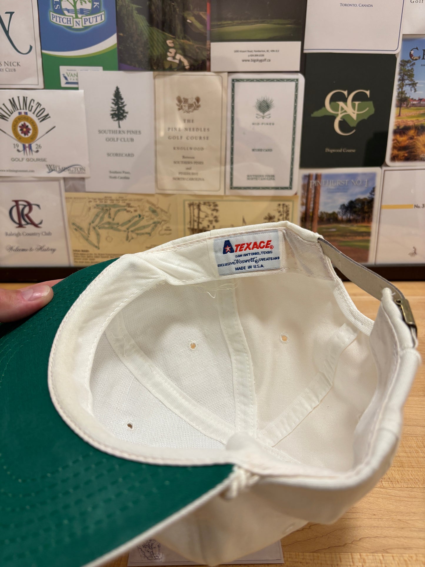 1990s Vintage Rolex Texace Golf Rope Hat White
