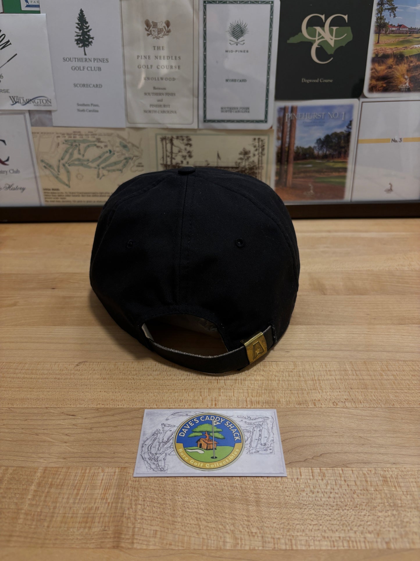 1990s Vintage Taylormade Classic Logo Texace Rope Hat Black