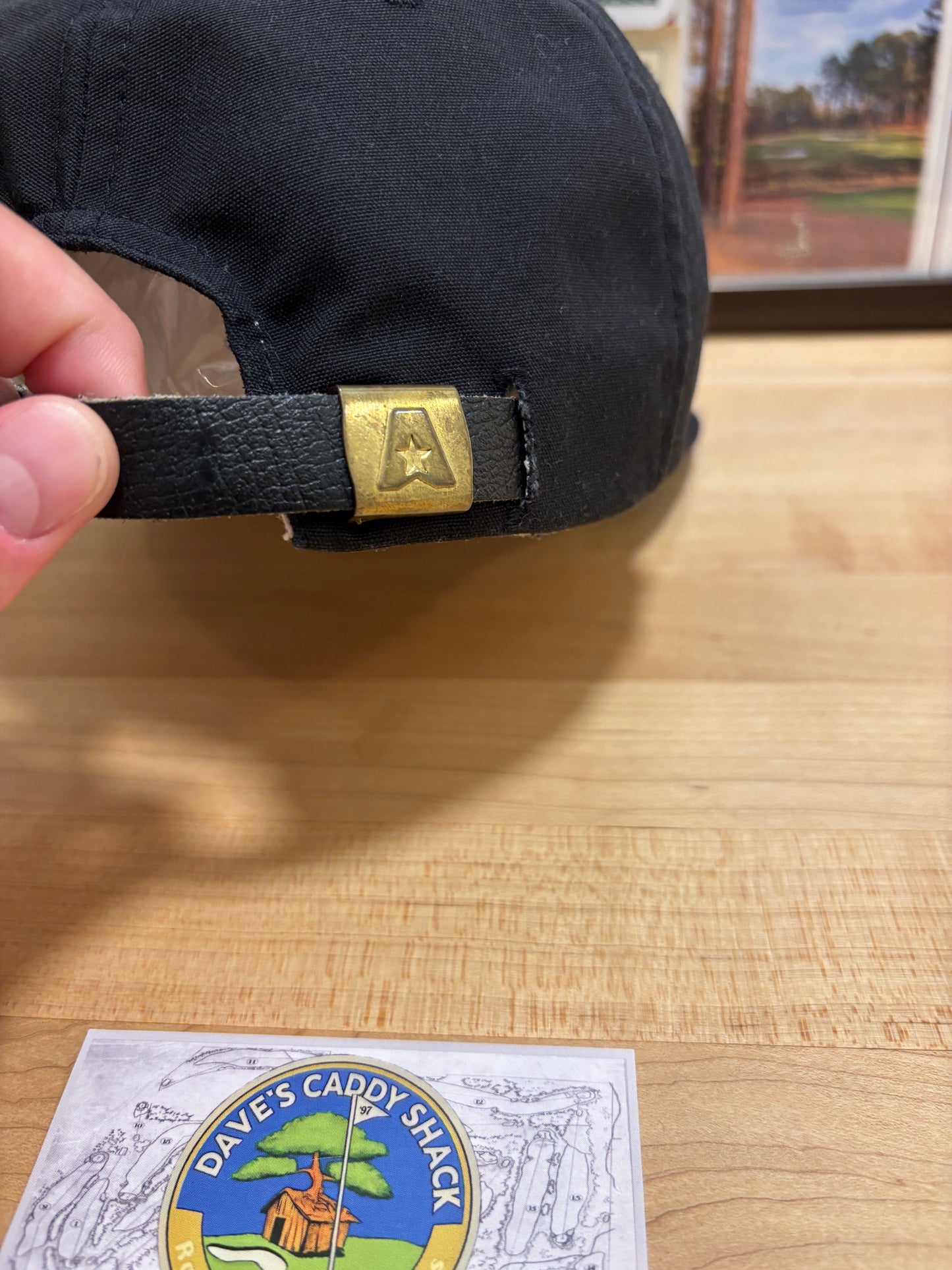 1990s Vintage Taylormade Classic Logo Texace Rope Hat Black