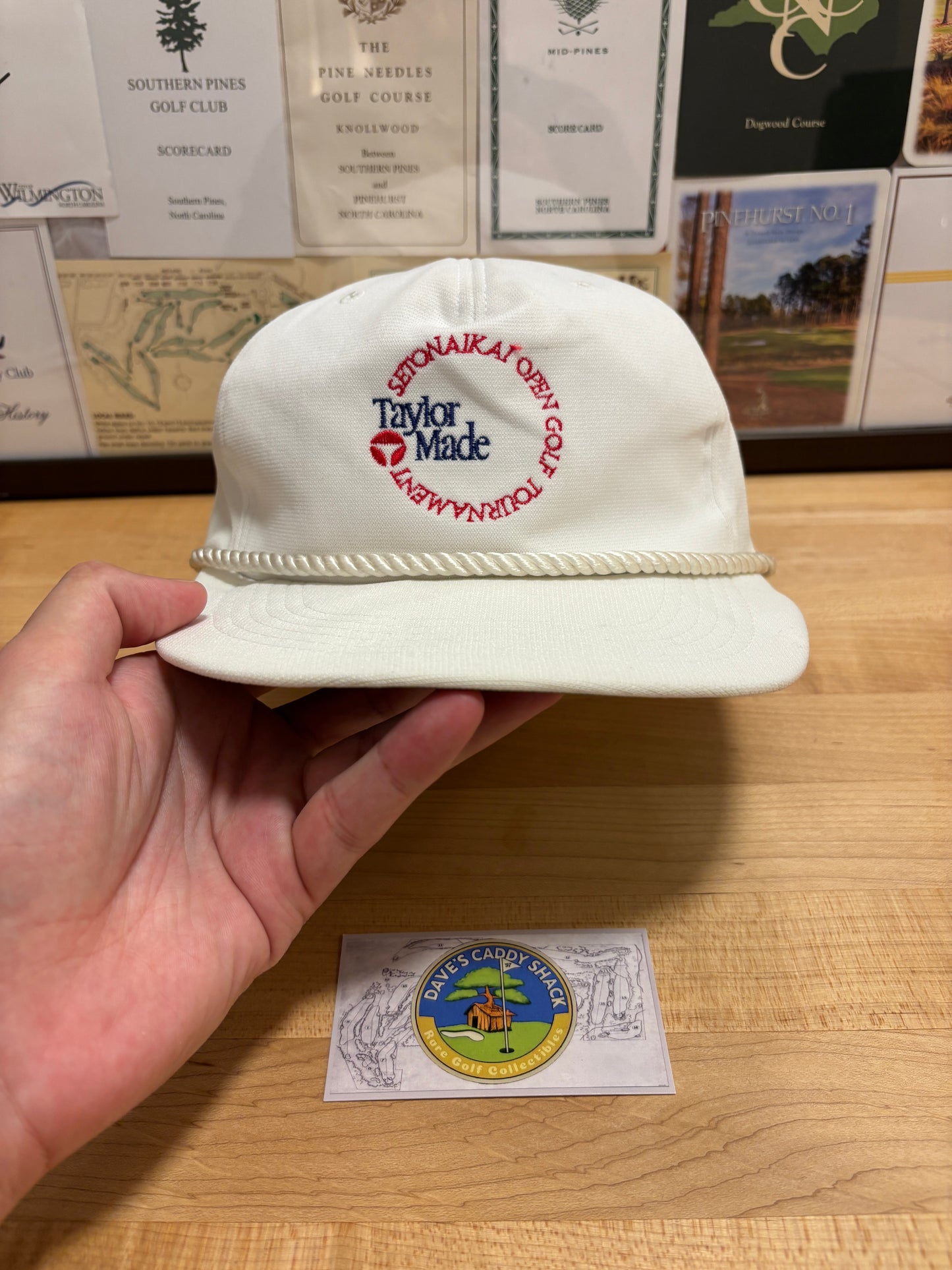1990s Vintage Taylormade Classic Logo/Japan Golf Rope Hat