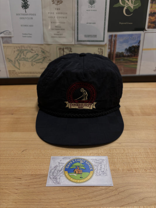 1994 Vintage Pinehurst Senior Open Imperial Rope Hat Black