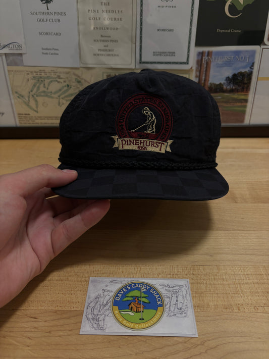 1994 Vintage Pinehurst Senior Open Imperial Rope Hat Black