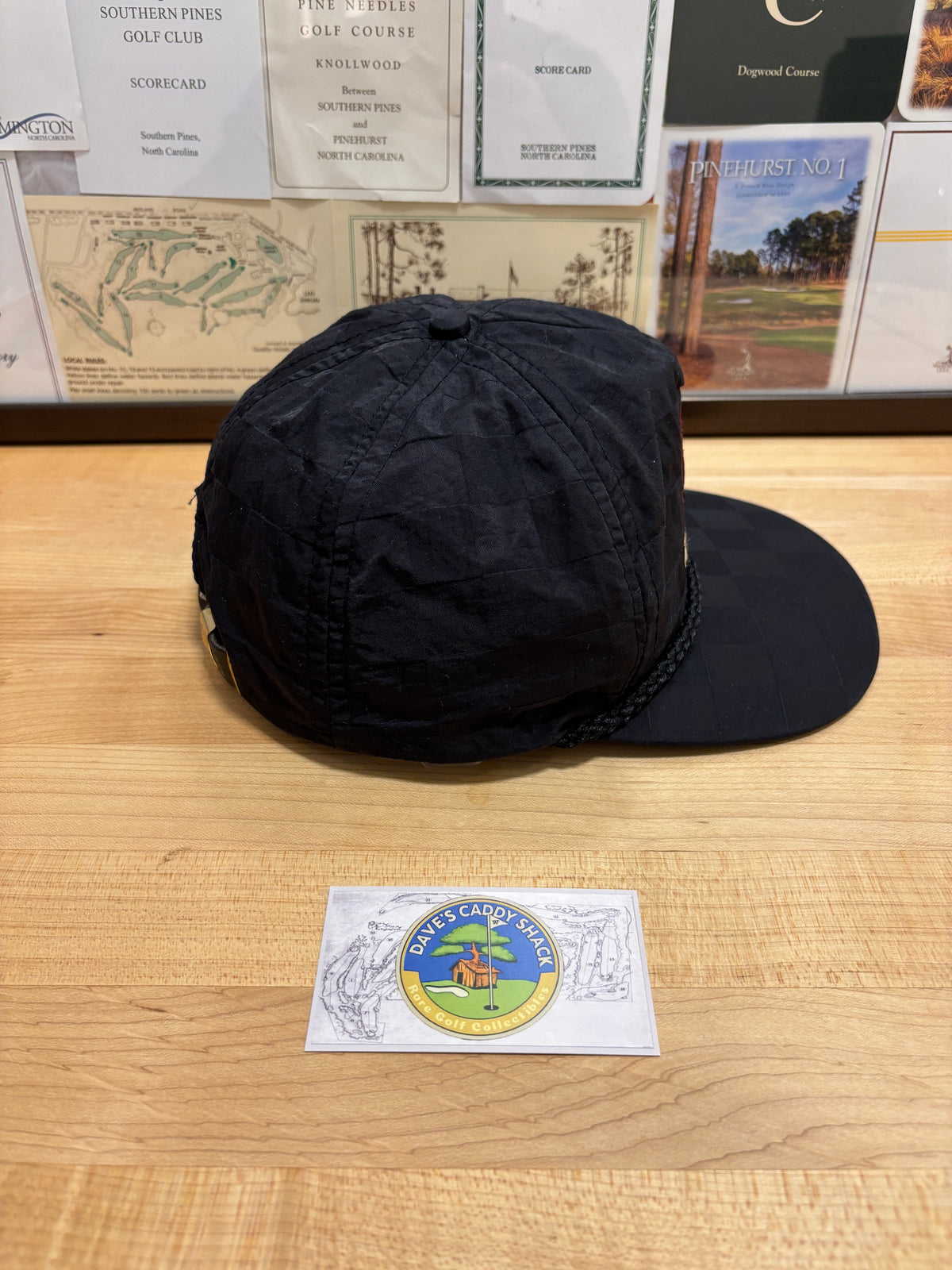 1994 Vintage Pinehurst Senior Open Imperial Rope Hat Black