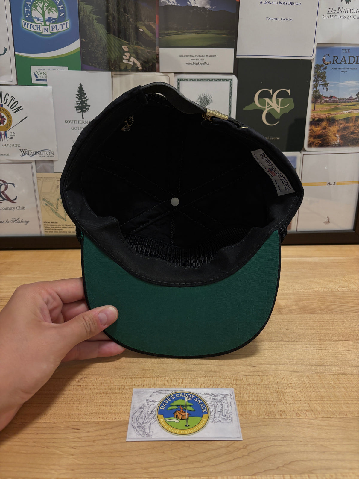1994 Vintage Pinehurst Senior Open Imperial Rope Hat Black