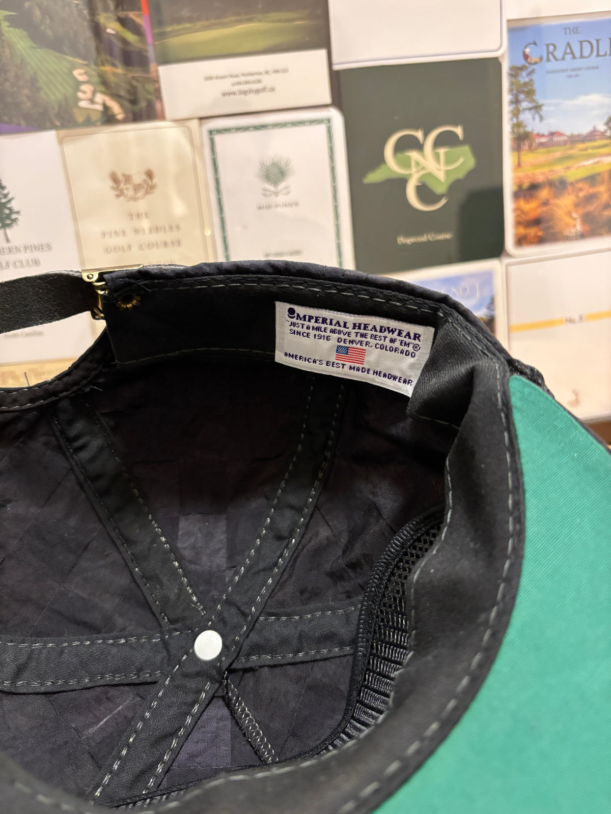 1994 Vintage Pinehurst Senior Open Imperial Rope Hat Black