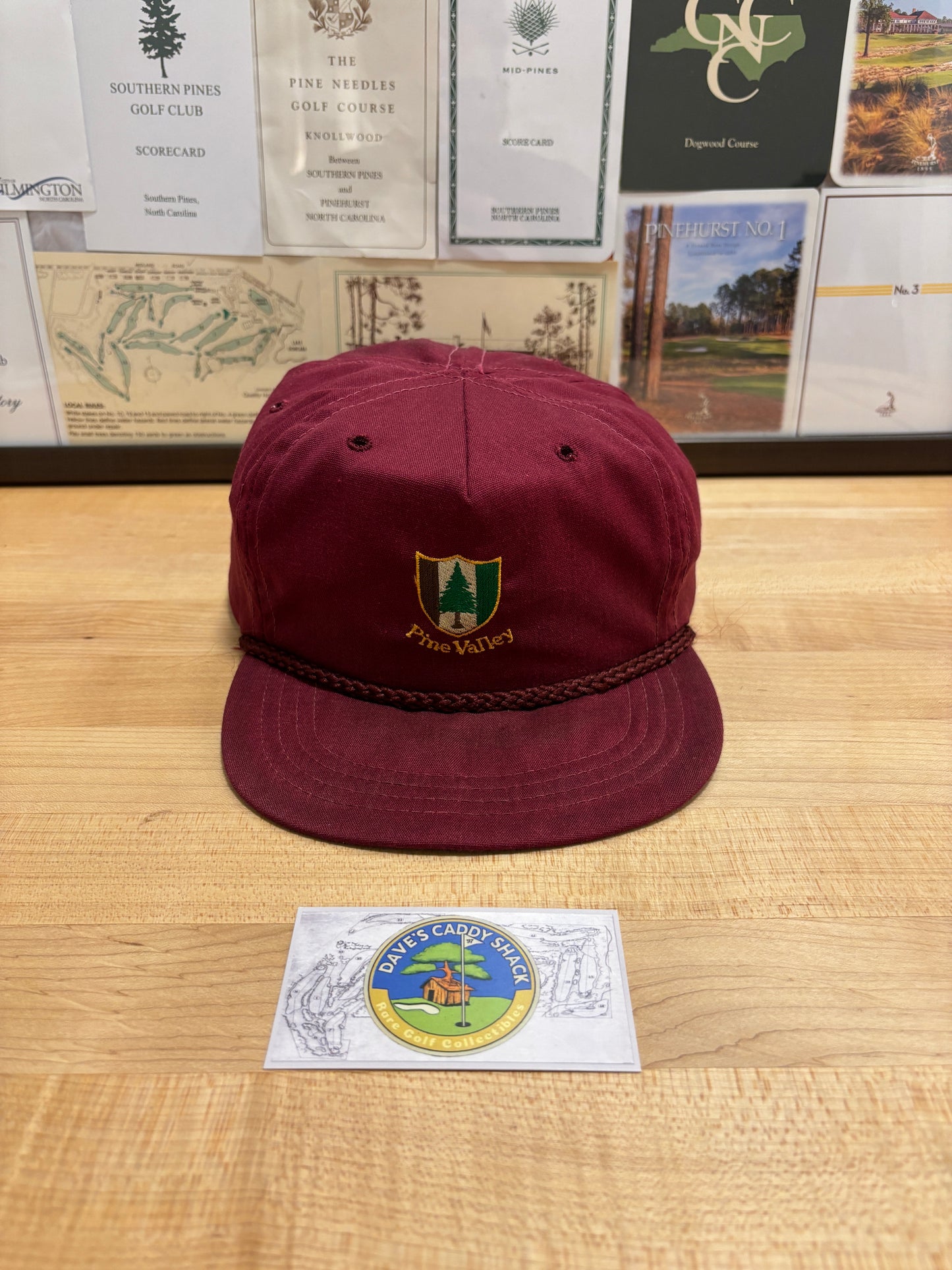 1990s Vintage Pine Valley Golf Club Logo Hat