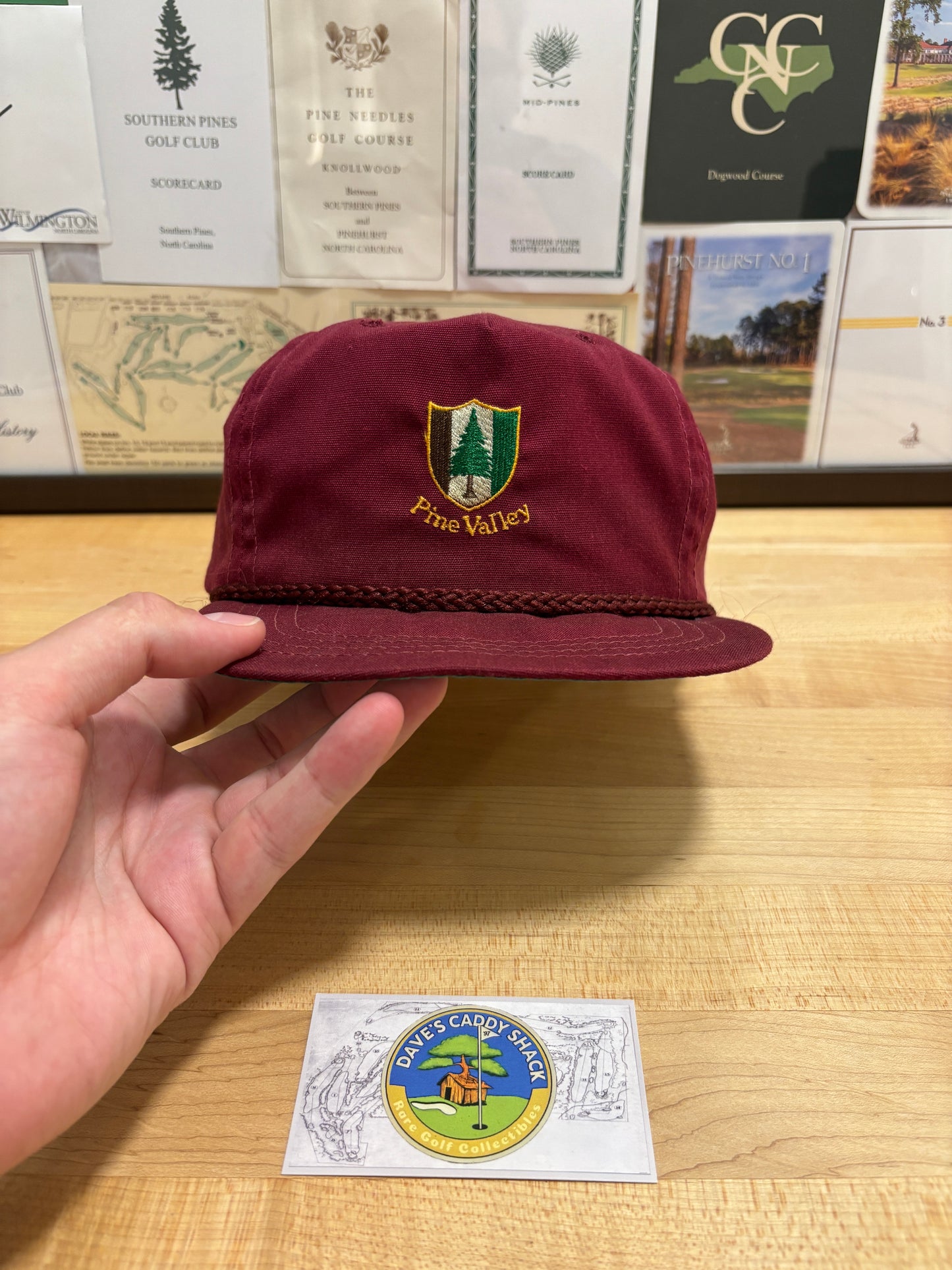 1990s Vintage Pine Valley Golf Club Logo Hat