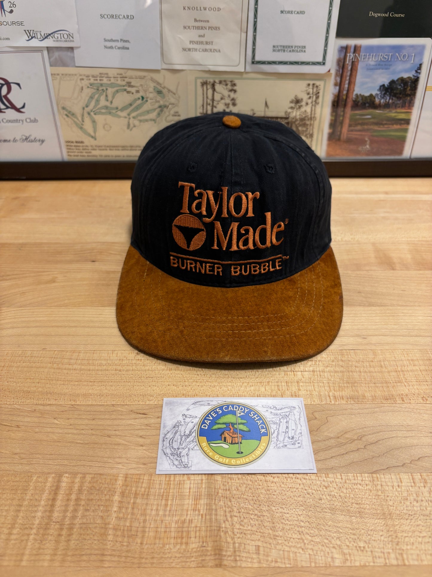 1990s Vintage TaylorMade Classic Logo/Burner Bubble Golf Hat