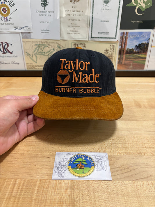 1990s Vintage TaylorMade Classic Logo/Burner Bubble Golf Hat