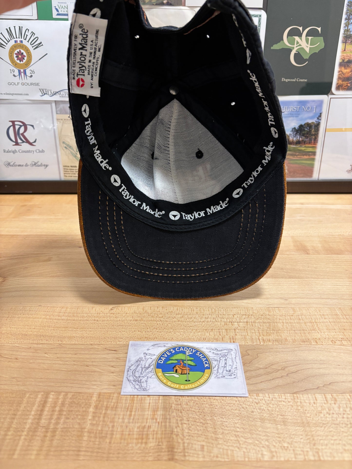 1990s Vintage TaylorMade Classic Logo/Burner Bubble Golf Hat