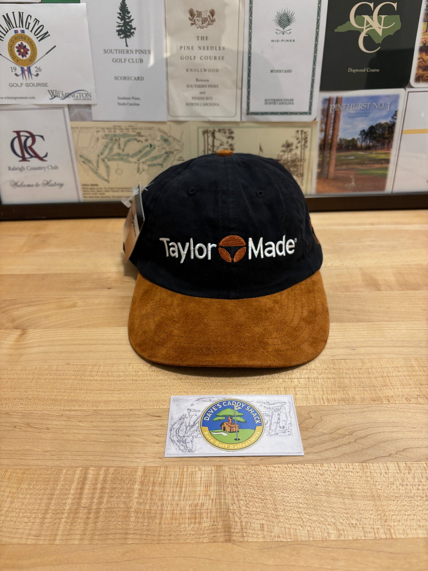 1990s Vintage TaylorMade Script Logo/Fire Sole Golf Hat