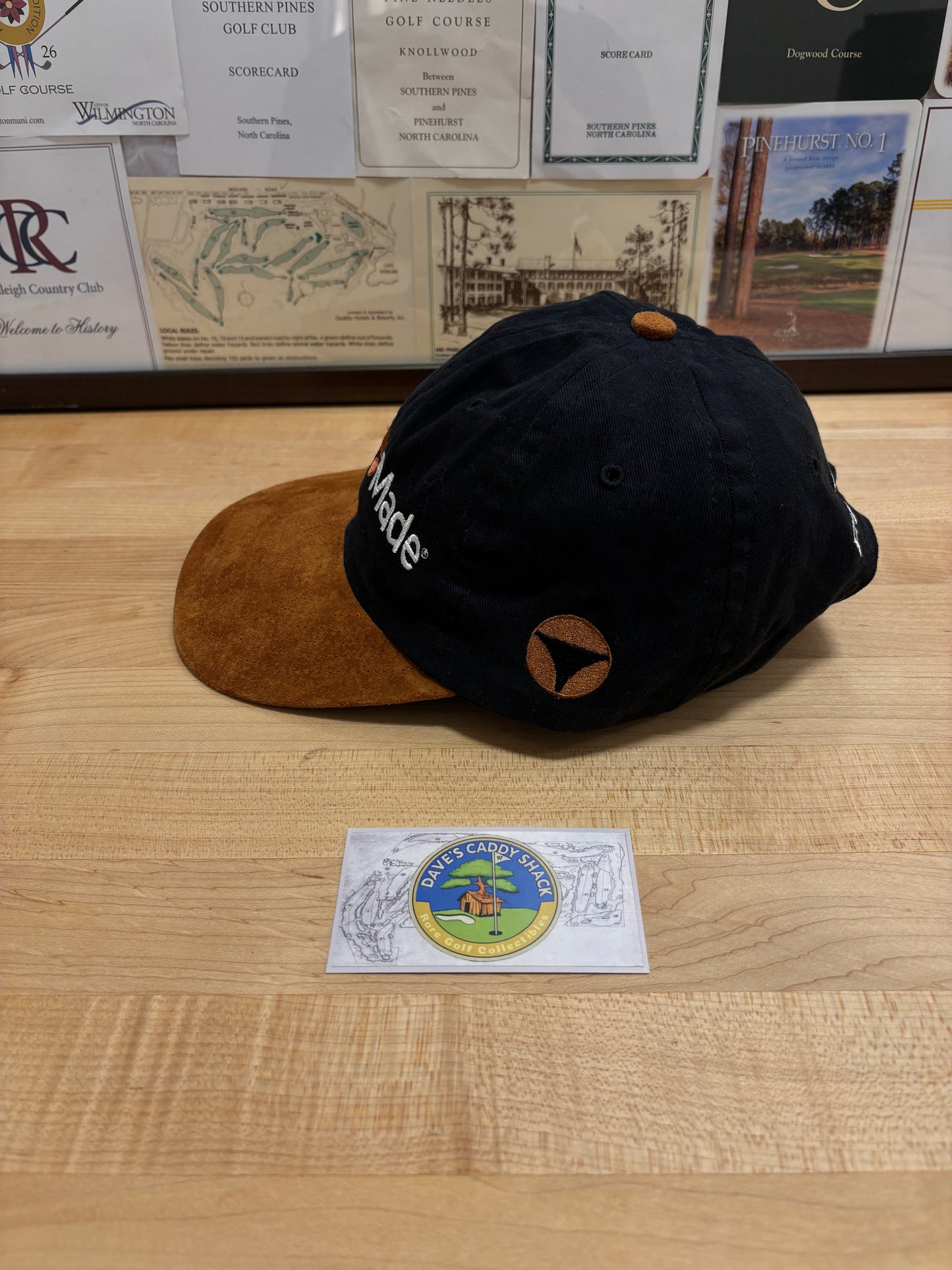 1990s Vintage TaylorMade Script Logo/Fire Sole Golf Hat