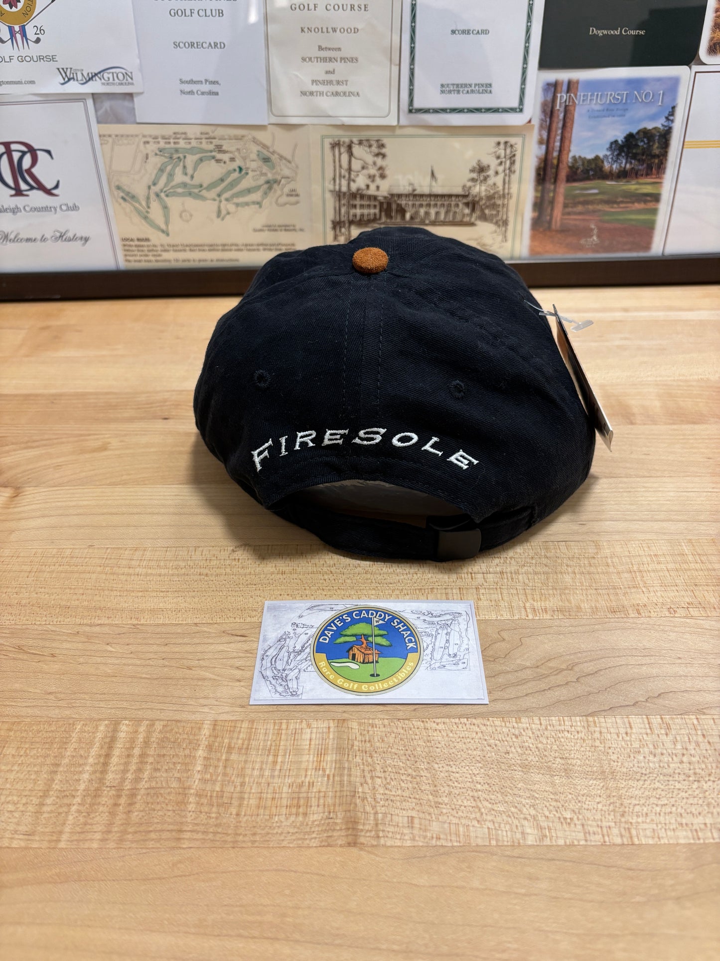 1990s Vintage TaylorMade Script Logo/Fire Sole Golf Hat