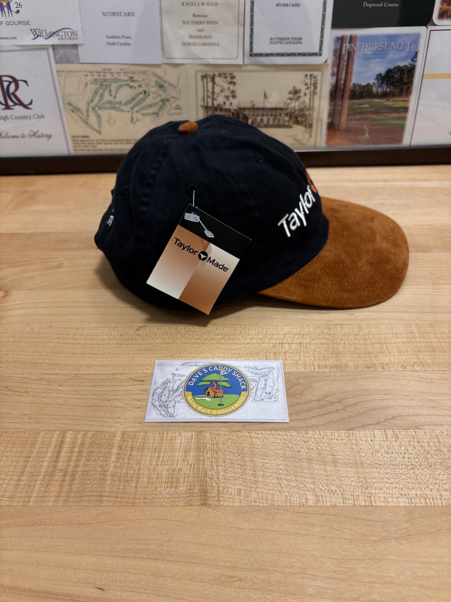 1990s Vintage TaylorMade Script Logo/Fire Sole Golf Hat