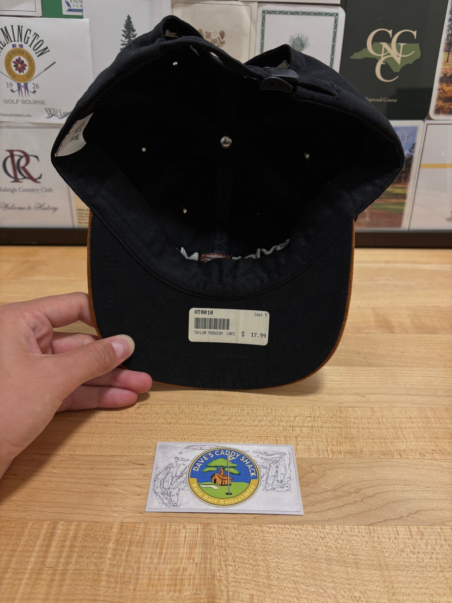 1990s Vintage TaylorMade Script Logo/Fire Sole Golf Hat