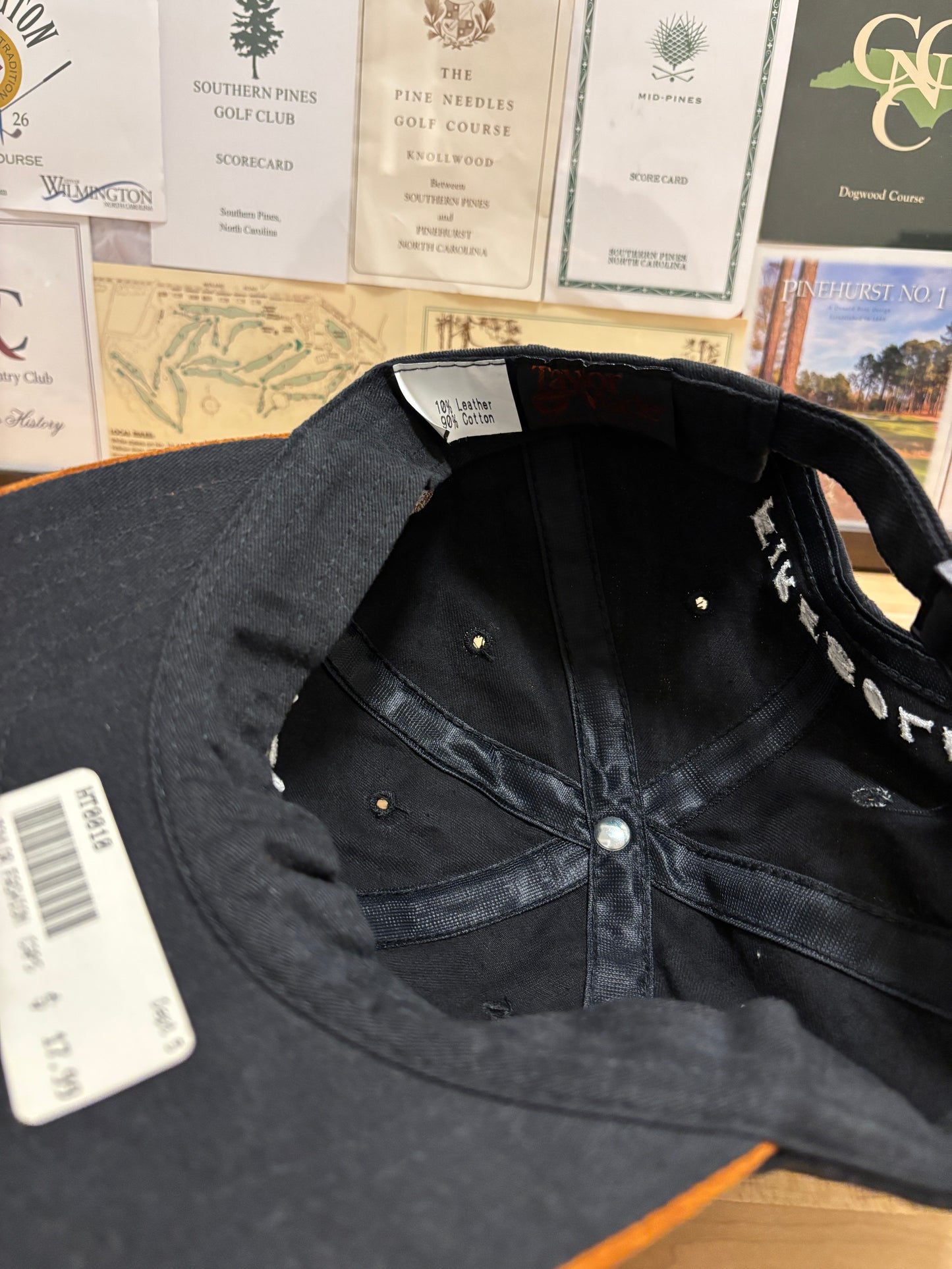 1990s Vintage TaylorMade Script Logo/Fire Sole Golf Hat