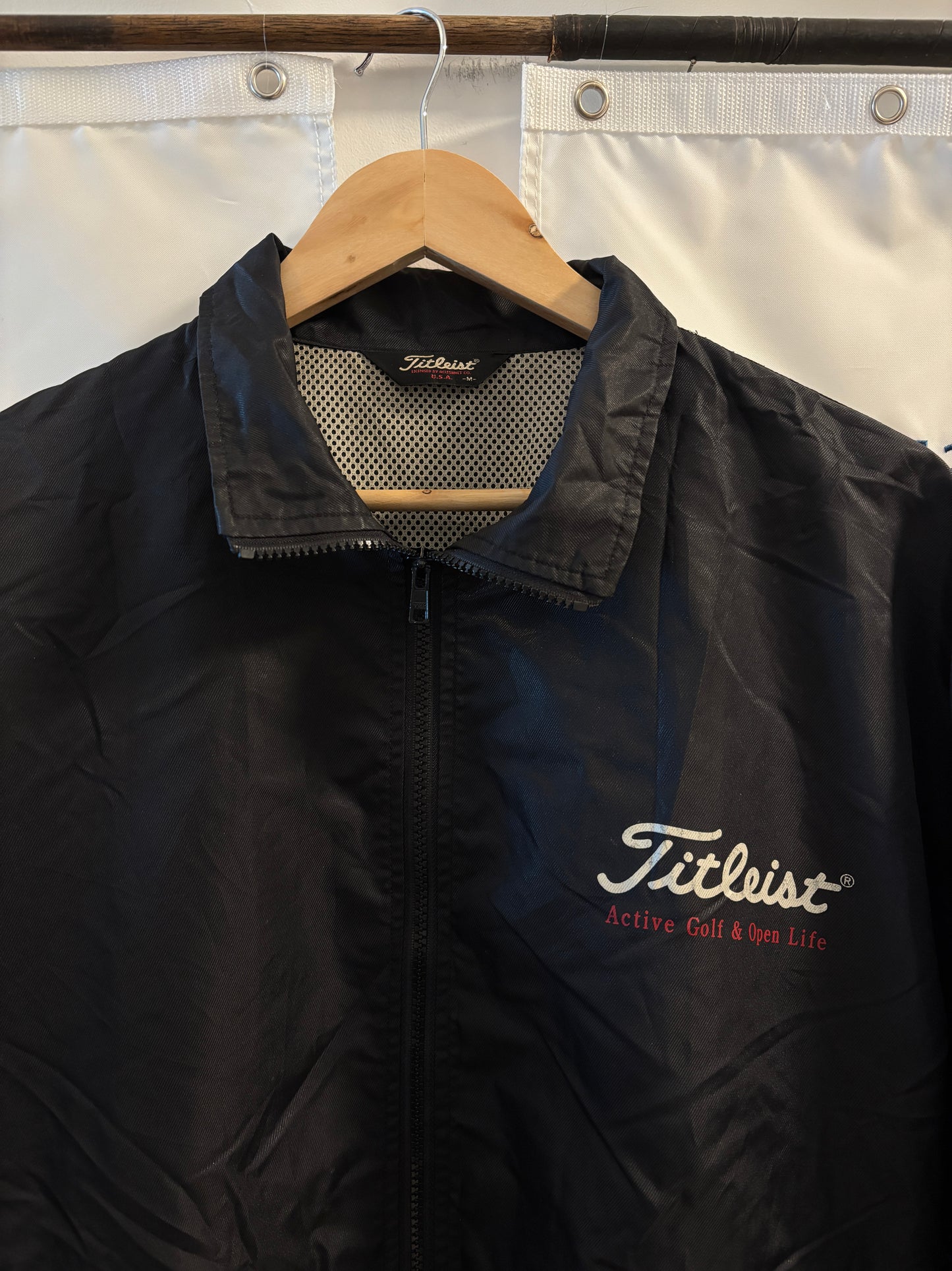 1990s Vintage Titleist Active Golf & Open Life Coaches Jacket