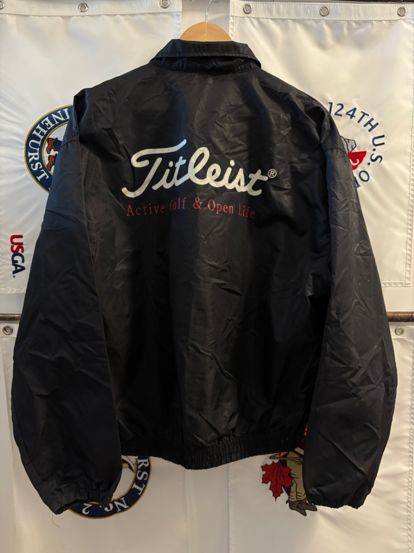 1990s Vintage Titleist Active Golf & Open Life Coaches Jacket