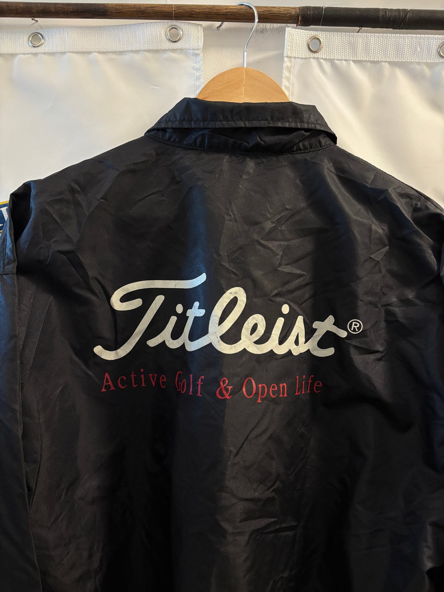 1990s Vintage Titleist Active Golf & Open Life Coaches Jacket
