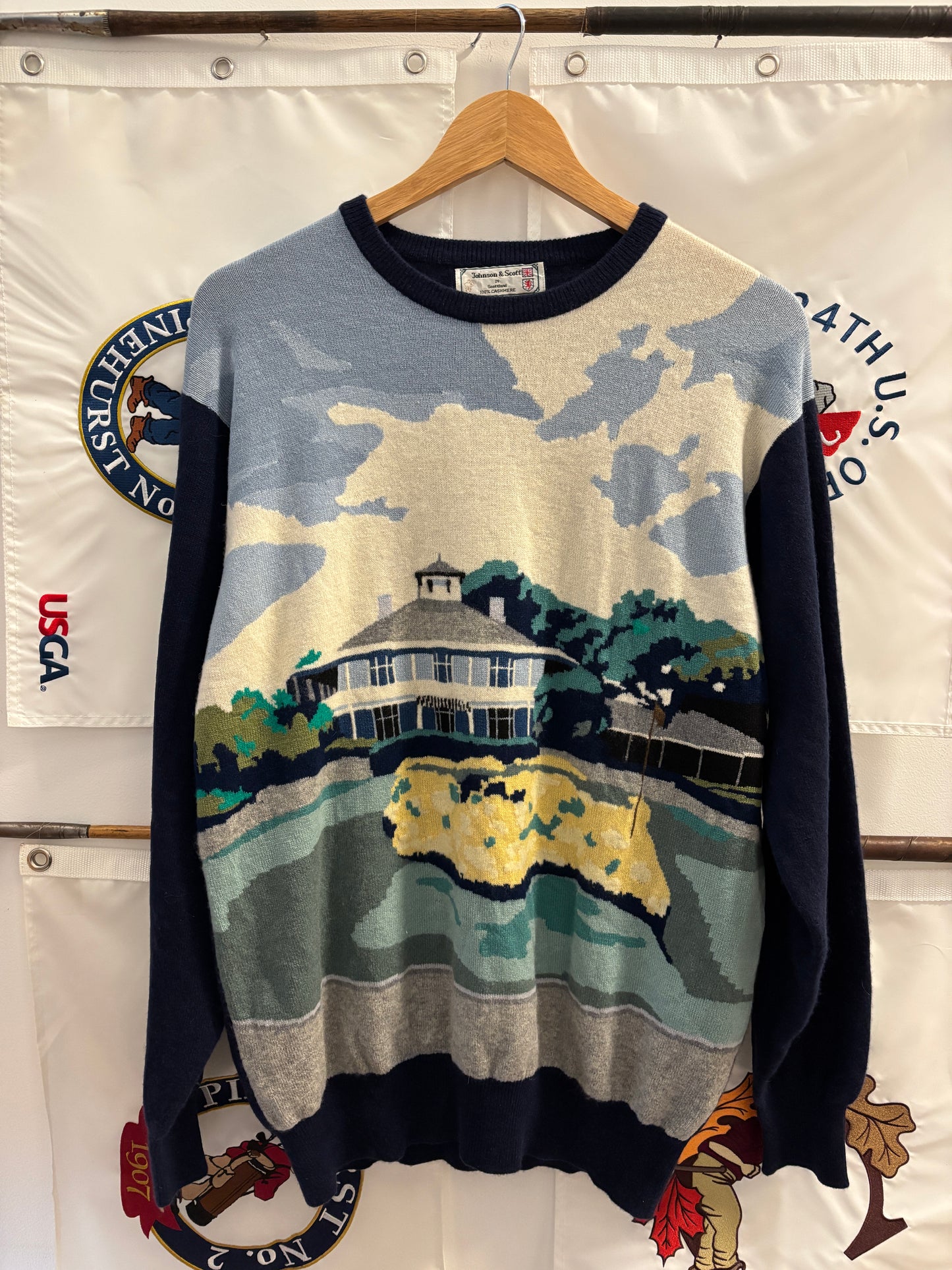 1990s Vintage Masters Magnolia Lane/Club House Cashmere Sweater