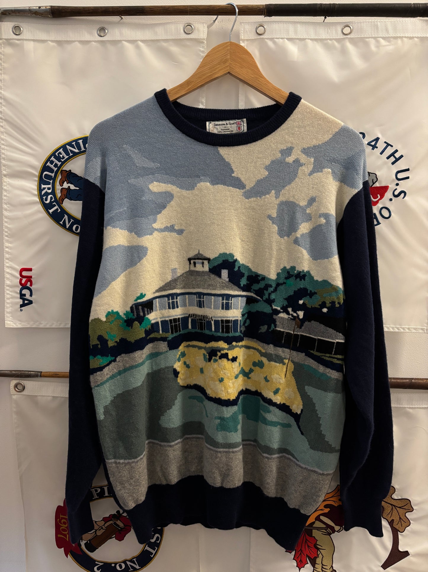 1990s Vintage Masters Magnolia Lane/Club House Cashmere Sweater