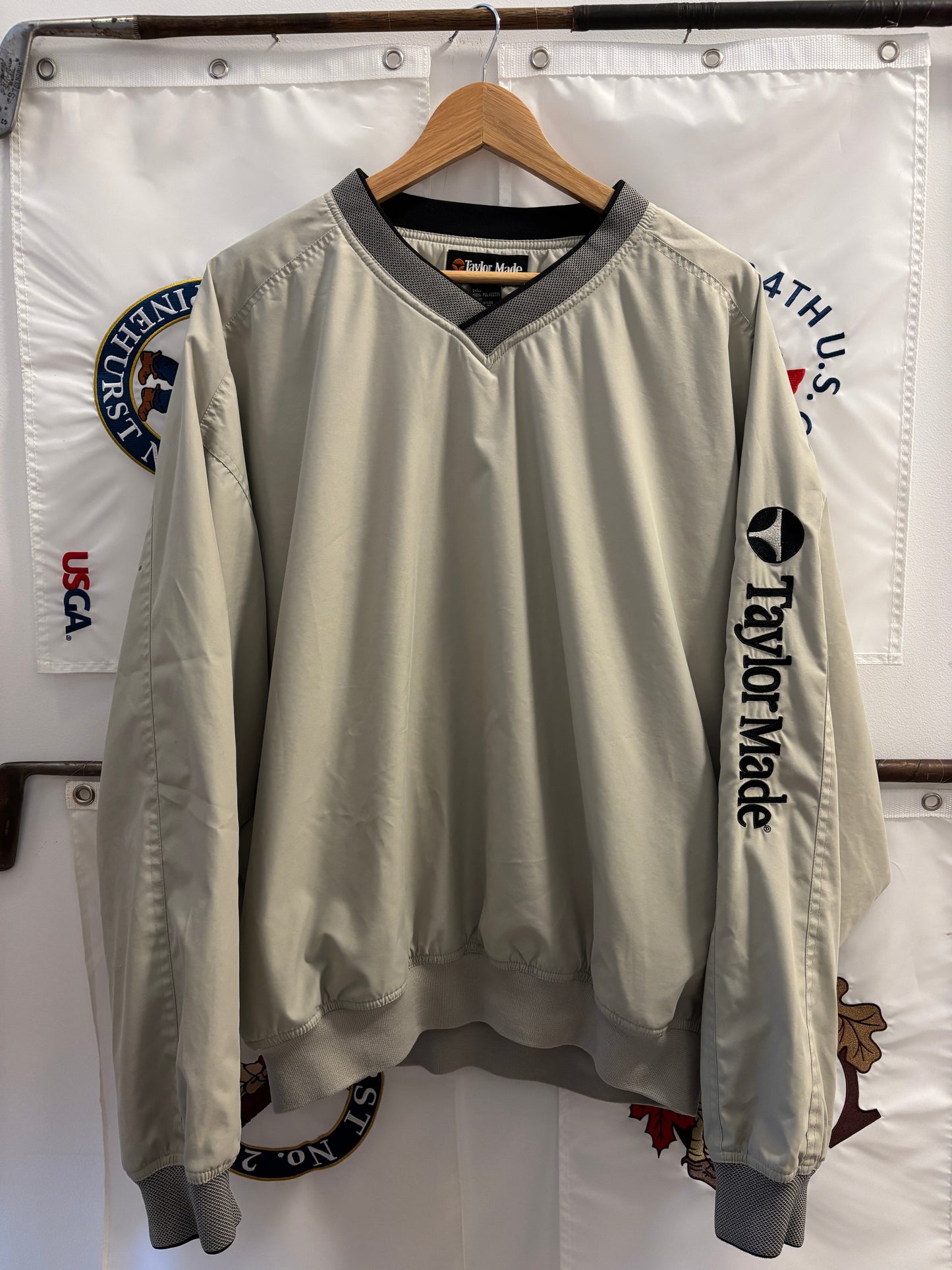 1990s Vintage Taylormade Classic Logo Sleeve Windbreaker