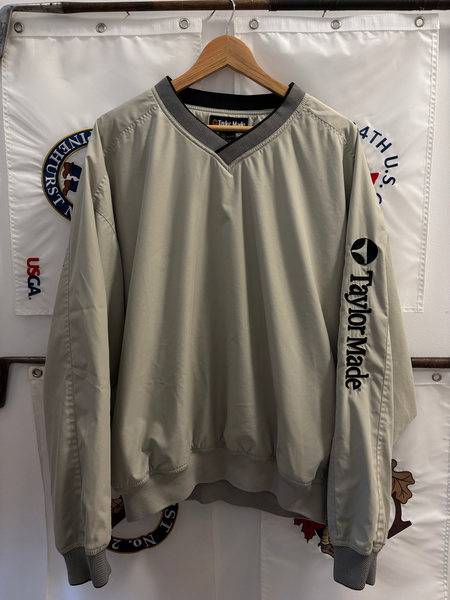 1990s Vintage Taylormade Classic Logo Sleeve Windbreaker