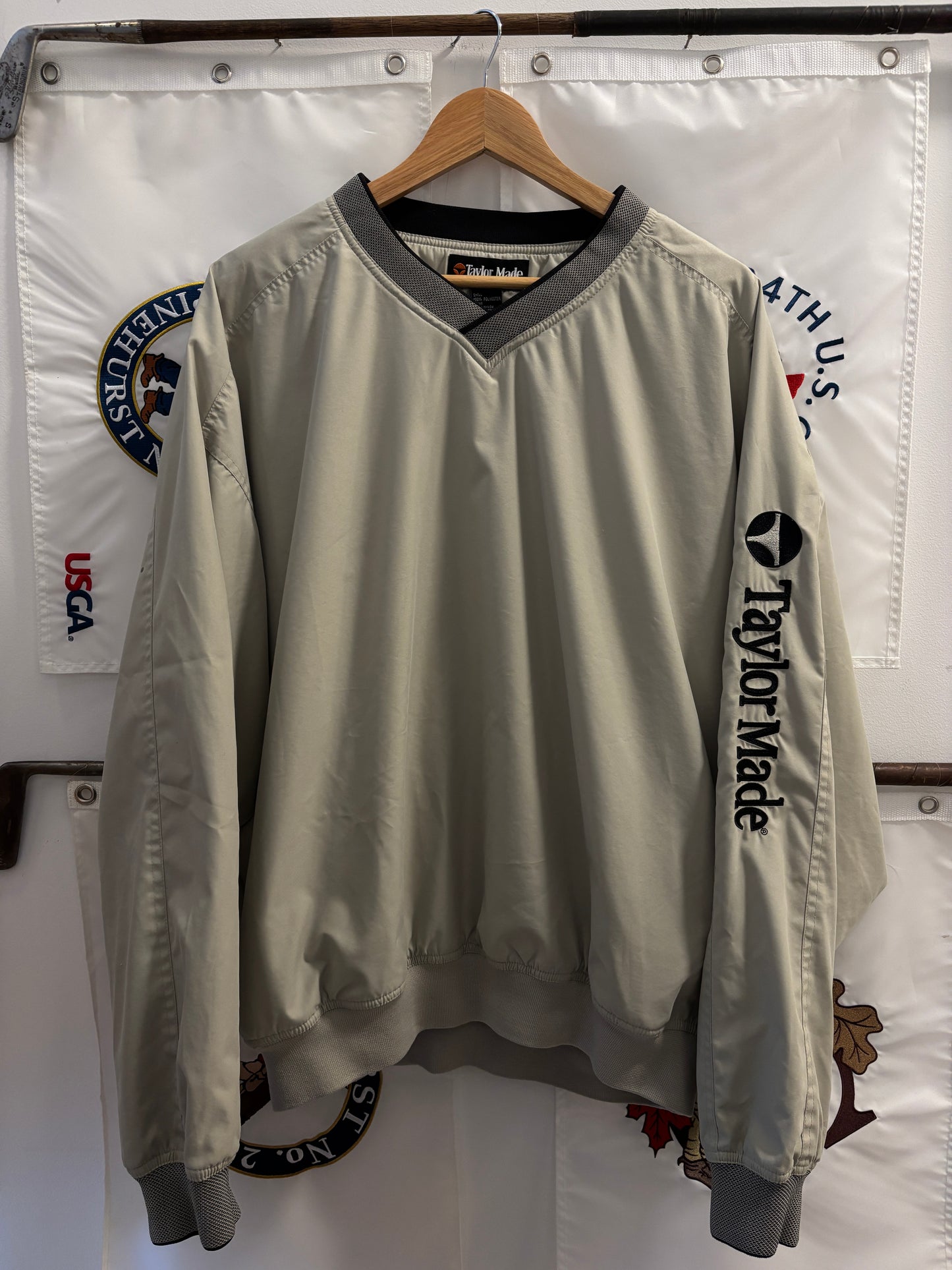 1990s Vintage Taylormade Classic Logo Sleeve Windbreaker